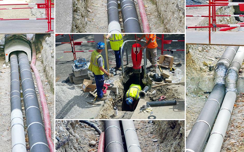 travaux assainissement Pringy